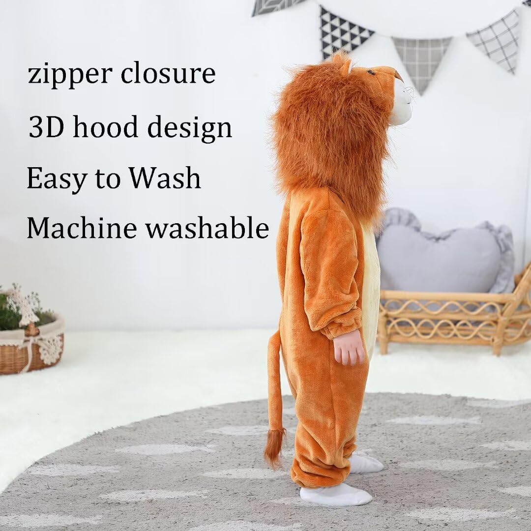 OLLULL Baby Animal Costumes Unisex Toddler Outfit Halloween Dress Up Romper - Image 6