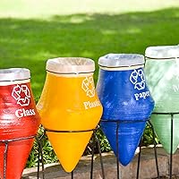 Vista 7 de Paquete de 3 bandas elásticas para cubos de basura, bandas elásticas duraderas para latas de basura de 13 a 30 galones, bandas elásticas para bolsas