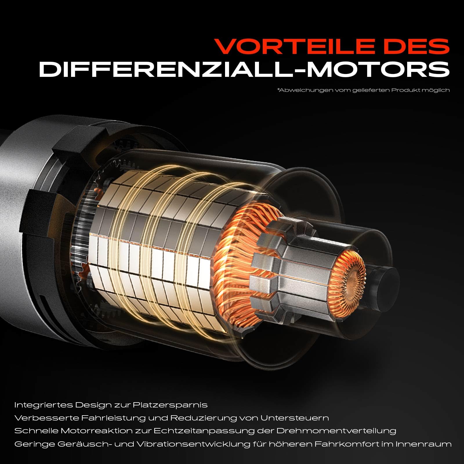 Frankberg Diferencial del eje trasero Motor Trasera Compatible con T.o.u.a.r.e.g 7L6 7L7 7LA C.a.y.e.n.n.e 9PA Replace# 95562490401