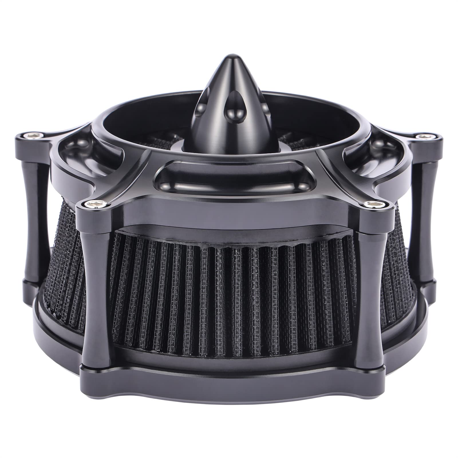 HDBUBALUS Motorrad Luftfilter Kit CNC – Für Harley Touring, Softail, Dyna (2008-2017)