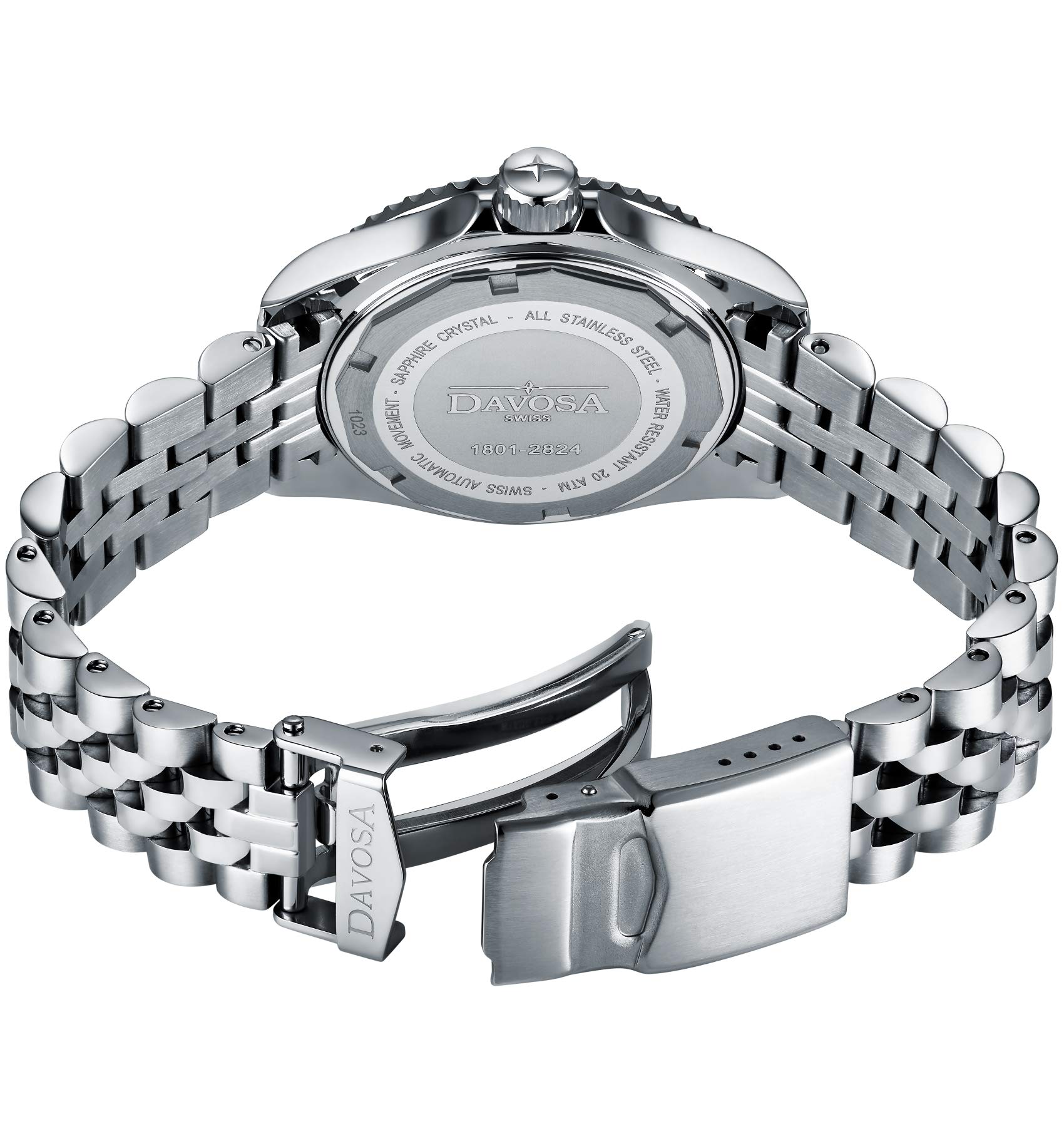 Davosa Swiss Made Men Wrist Watch, Ternos Ceramic Professional Automatic Analog Display (16155507)