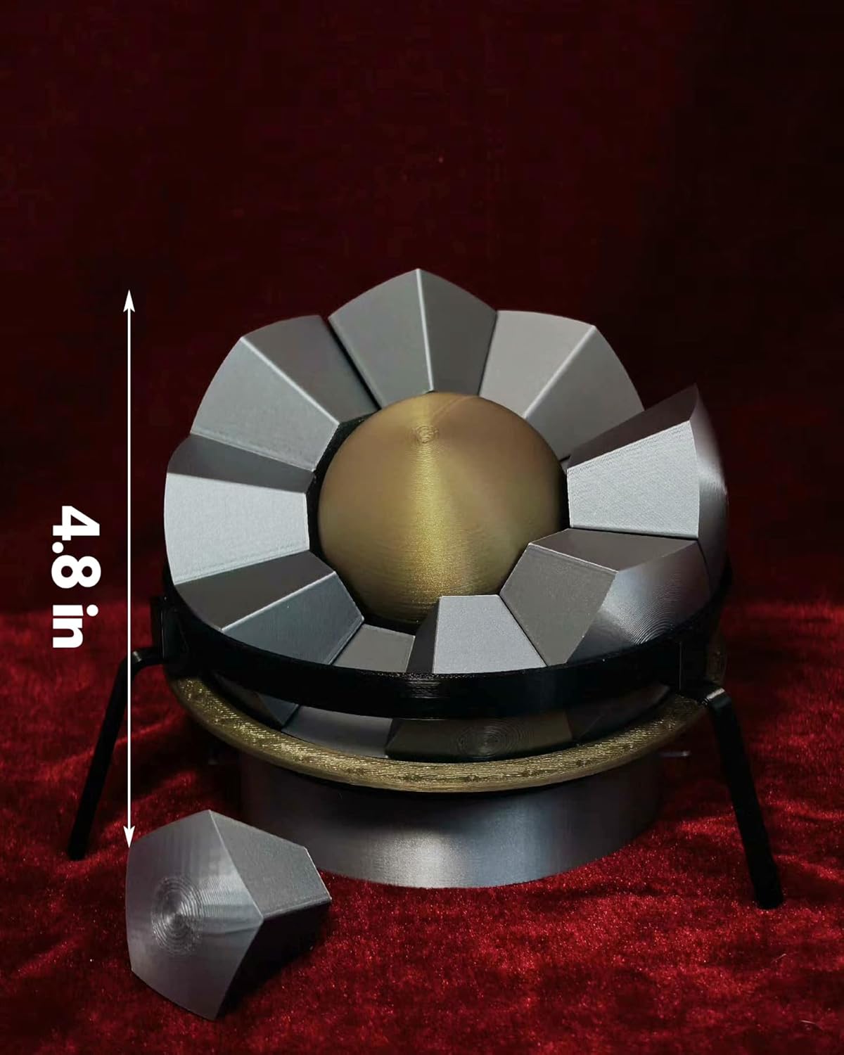 Atomic Bomb Nuke Plutonium Sphere Internal Model,Explosive Lens, Historical Nuclear Physics,Oppenheimer Era 3D Craft Assembly Kit,Adult Science Collectible for Military History Fans & Display Ornament