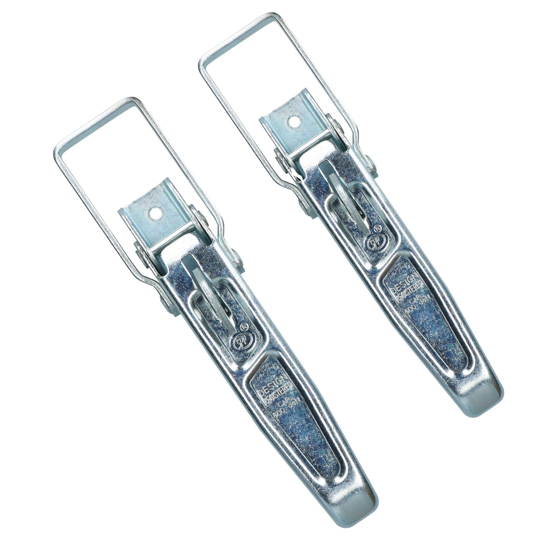 AB Tools Over Centre Catch Toggle Clamp Large 21cm Lockable 700kg Capacity 2 Pack