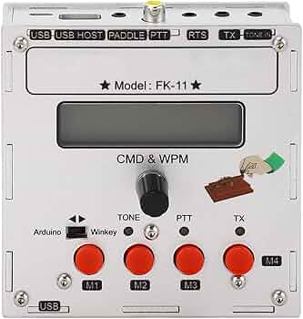 TTKY01 – ディスプレイ付きエレキー（K3NG CW Keyer）完成品 TTKY01 – ディスプレイ付きエレキー（K3NG CW Keyer）完成品
