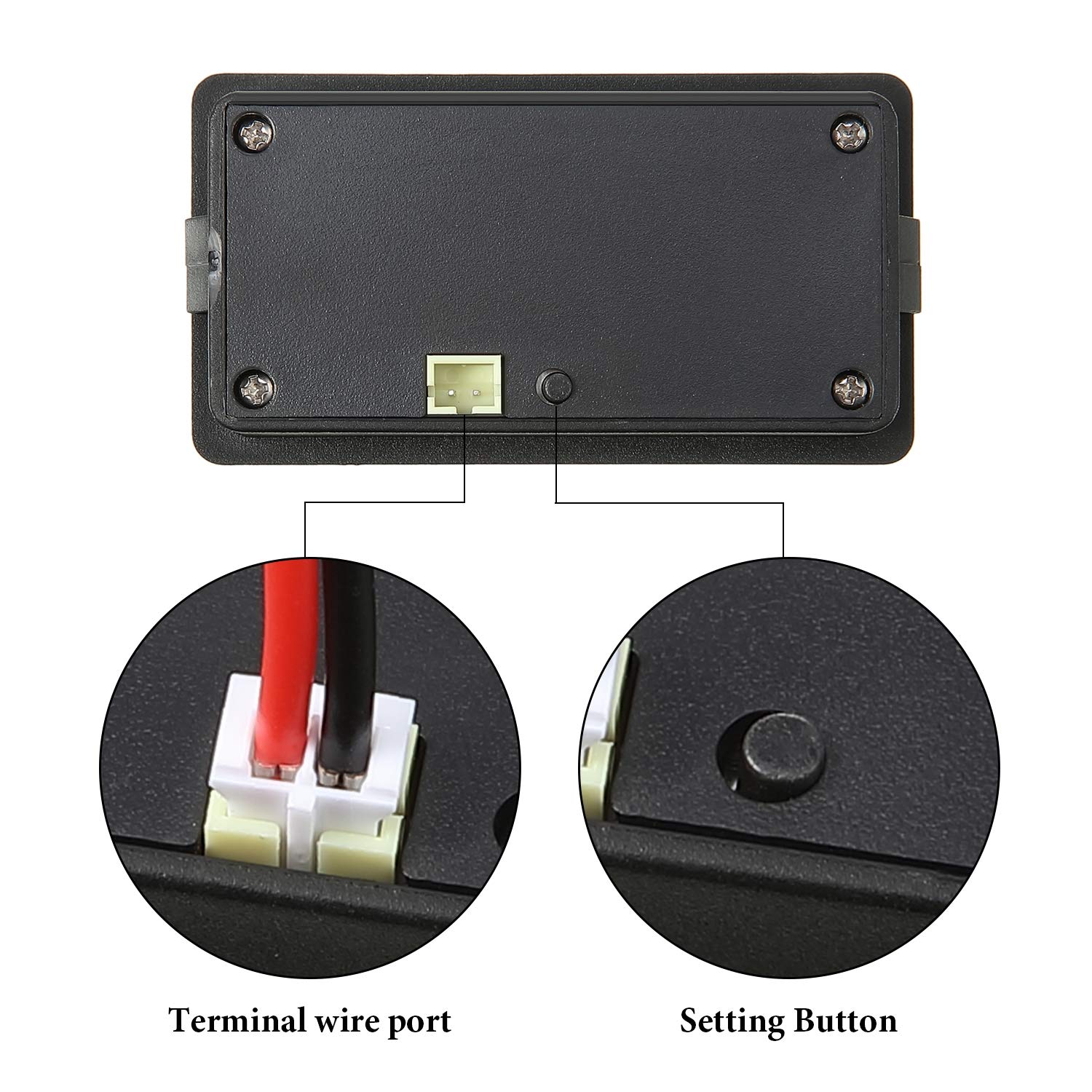 Indicatore Batteria 12V-72V LED Capacà Batteria Misuratore Di - Foto 11