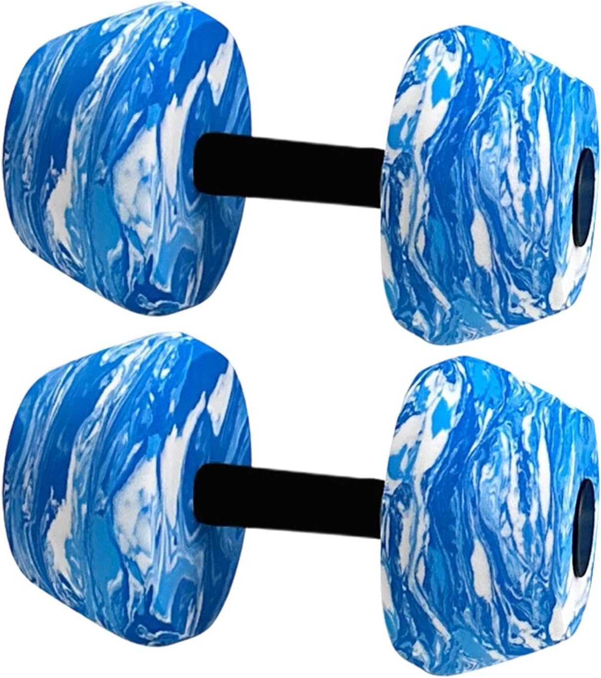Pool Weights 2 Pieces Portable Fitness Equipment | Water Dumbbells for Pool Exercise for Women Men Outdoor Aquatic Gym Workout Fitness Sports Weight Loss