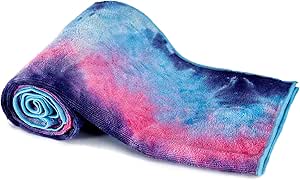 Nousion - Toalla de Yoga Supersuave, Absorbente de Sudor, Antideslizante, Ideal para Yoga, Yoga, Yoga de Secado rápido, Ideal para Yoga Caliente, Pilates
