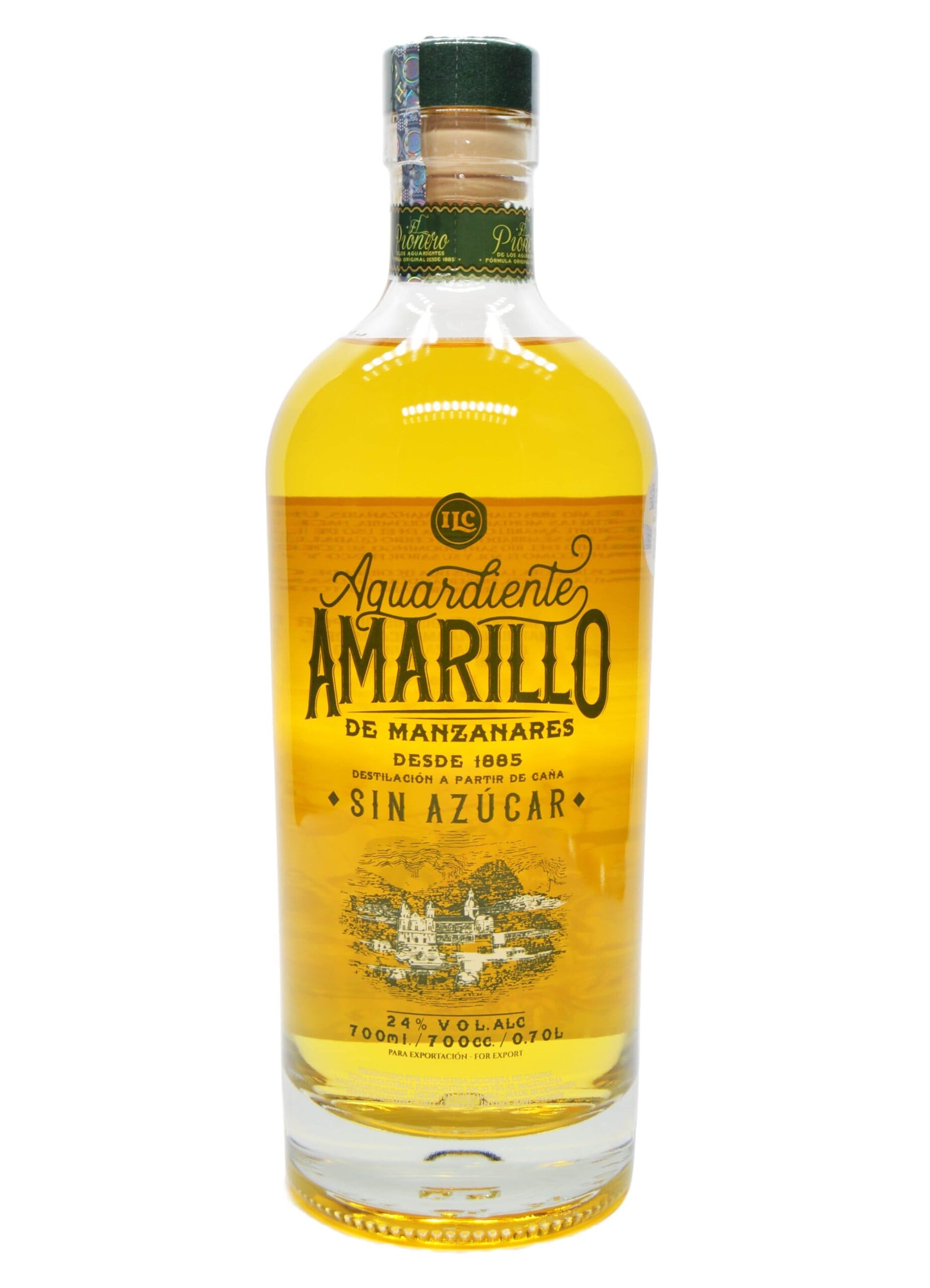 Aguardiente Amarillo de Manzanares, Licor Anisado, 70cl, 24% vol