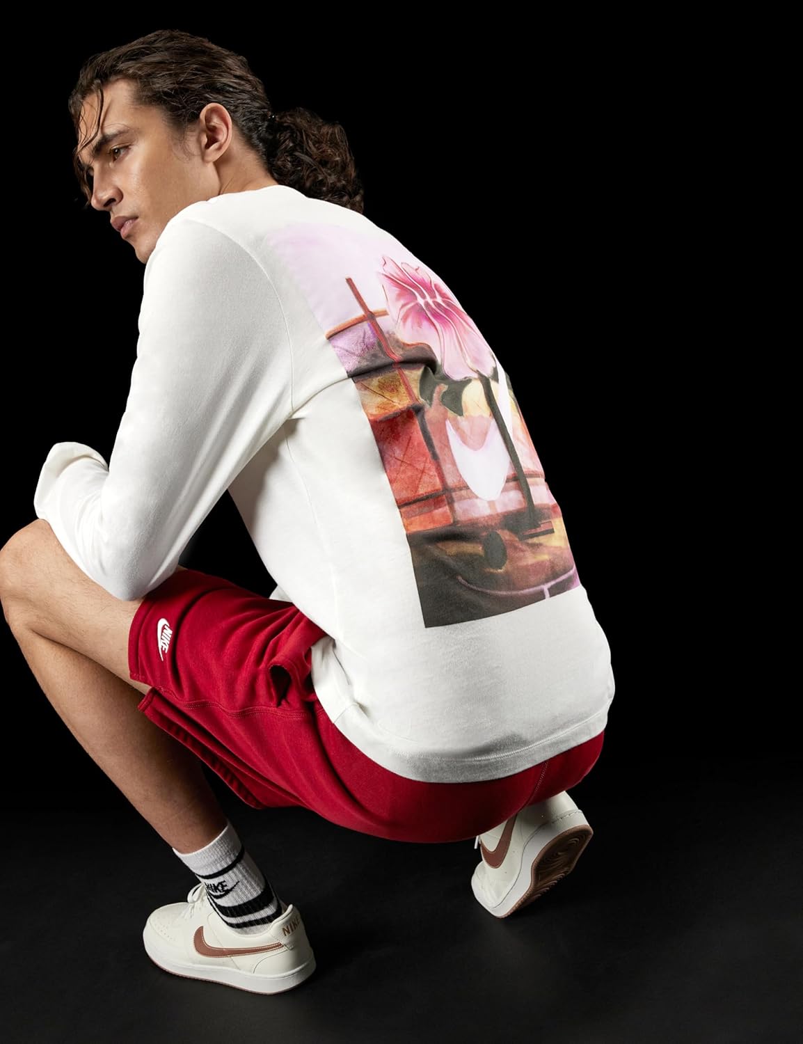 Nike Men's Basketball Graphic Long Sleeve
