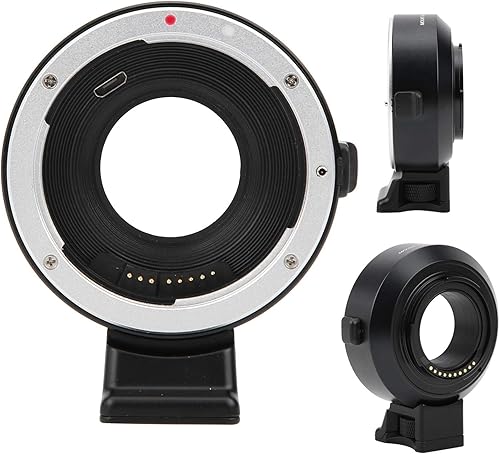 Miniatura 7 de KIMISS Fuji Lenses X Mount para Canon, EF‑FX1 Anillo adaptador de montaje de lente de enfoque automático para lente de montura EF/EF‑S a cámara