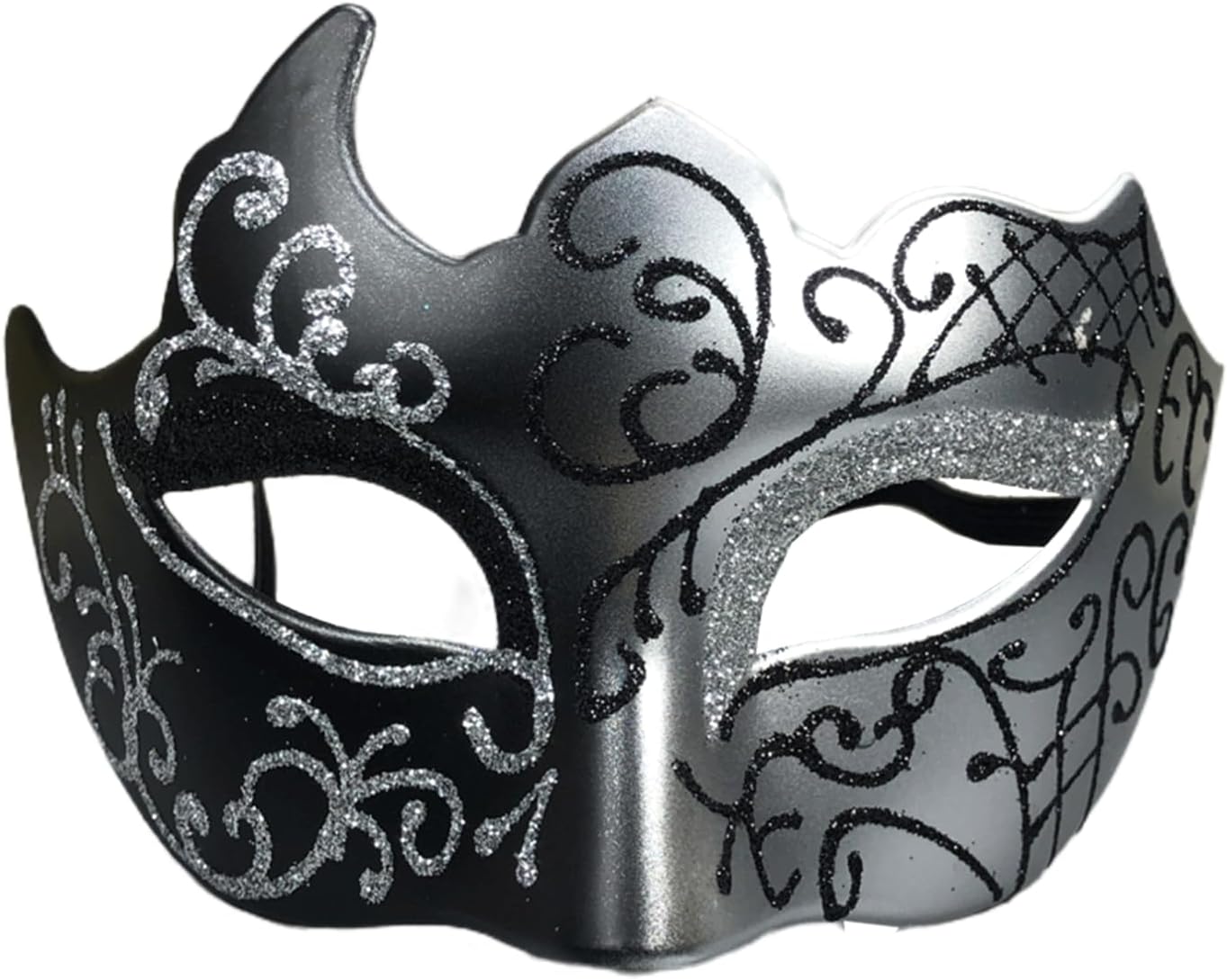 Masquerade Mask for Couple Mardi Gras Venetian Party Mask Set Halloween Costume Accessory - Image 3