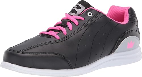 Brunswick Mystic - Zapatos de bolos para mujer color negro y rosa 75