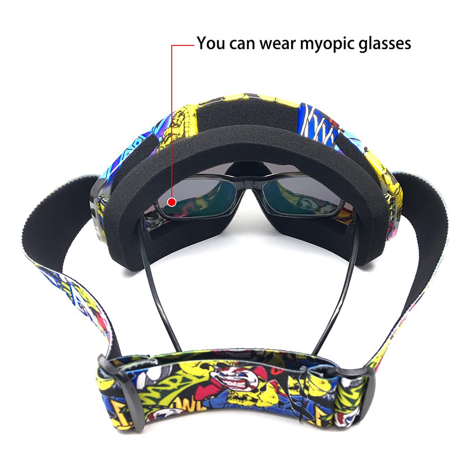 professionale adulto motocross, Dirt Bike ATV moto occhiali da sci, motore gafas protezione UV da sci e snowboard