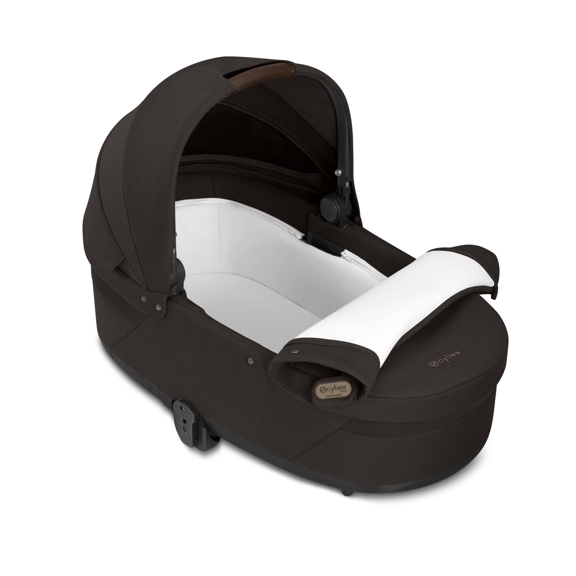 Cybex Capazo Gold COT S Lux, Desde el Nacimiento hasta los 6 Meses Aprox. (máx. 9 kg), Balios S Lux y Talios S Lux, Chocolate Brown