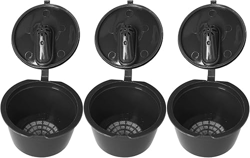 Miniatura 7 de Fdit Juego de filtros de café de cápsulas recargables para el hogar, herramienta reutilizable para cafetería Dolce Gusto, accesorio (1#)
