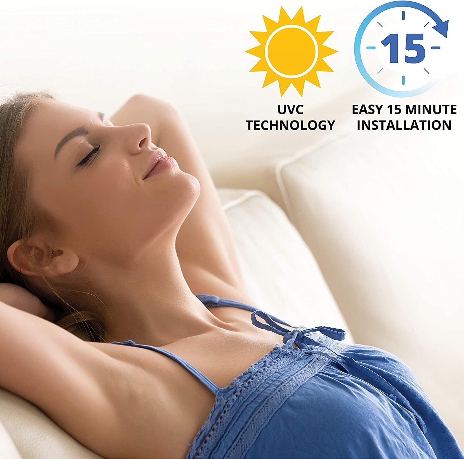 LSE Lighting 24V 14" HVAC UV Light Air Whole House in Duct for HVAC Duct | UVC for AC Air Conditioner | UV Light for AC System | High Performance Replacement Bulb | Designed in USA