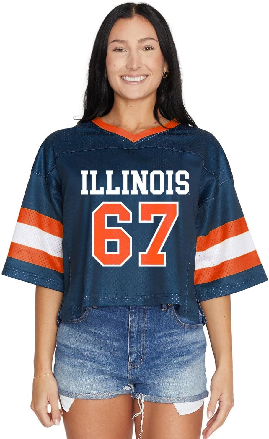 Lojobands Women's College Football Jersey Top