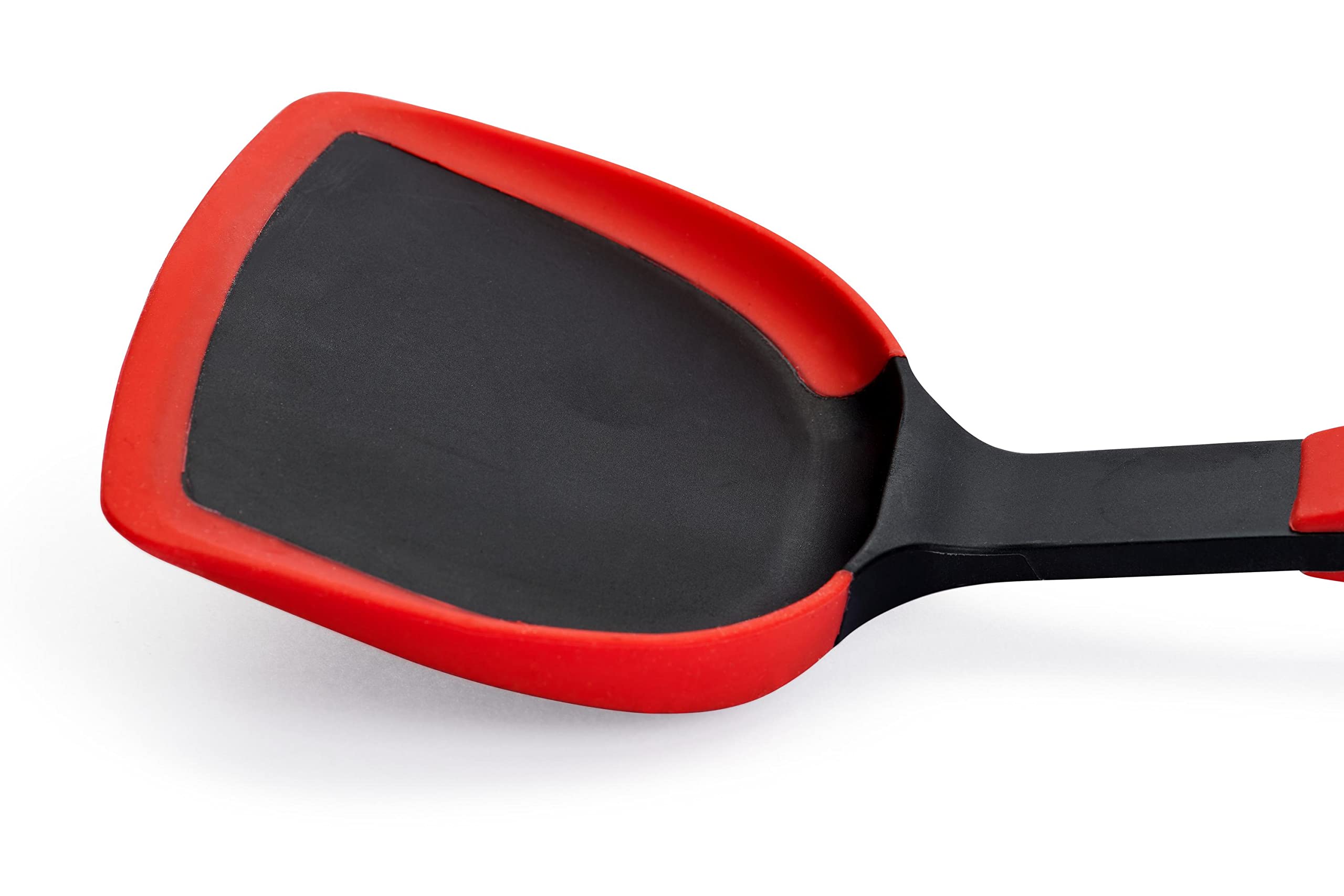 Woll Cook-It, pannenschep, met dunne en flexibele siliconen lip, 6 cm breed, 32 cm lang, hittebestendig tot 220°, vaatwasmachinebestendig