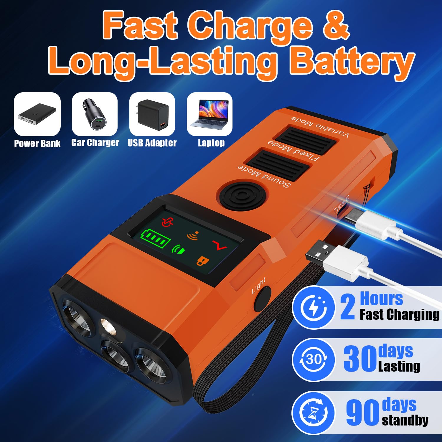2026 Anti-Bell-Gerät für Hunde, 3 x Ultraschall-Anti-Bellen, 30 Feet Long Handheld Device for Dog Barking Stop， Dog Training Devices, Behavior Aids, Outdoor, Home