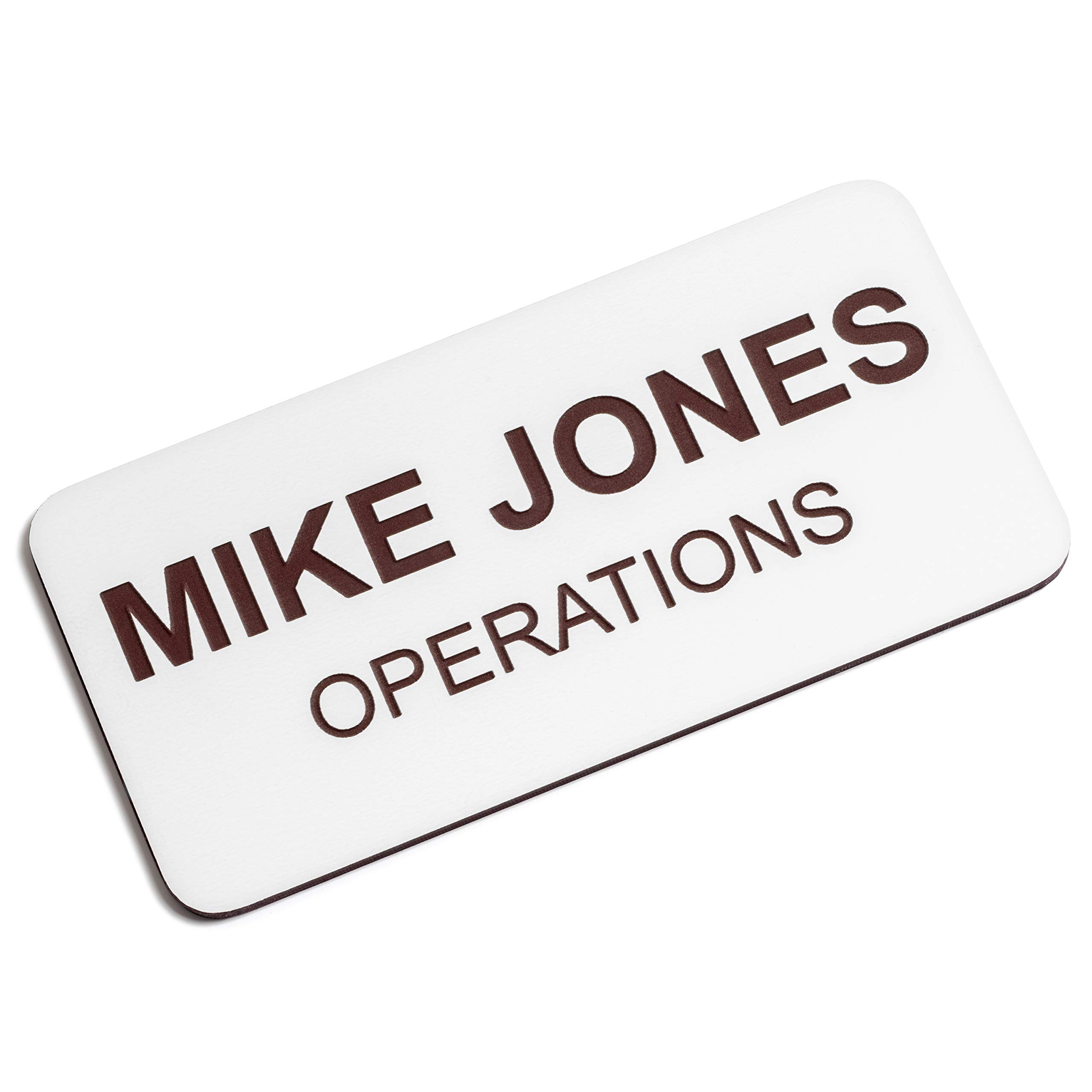 Providence Engraving Custom Engraved Name Tags, Personalized Name Tag