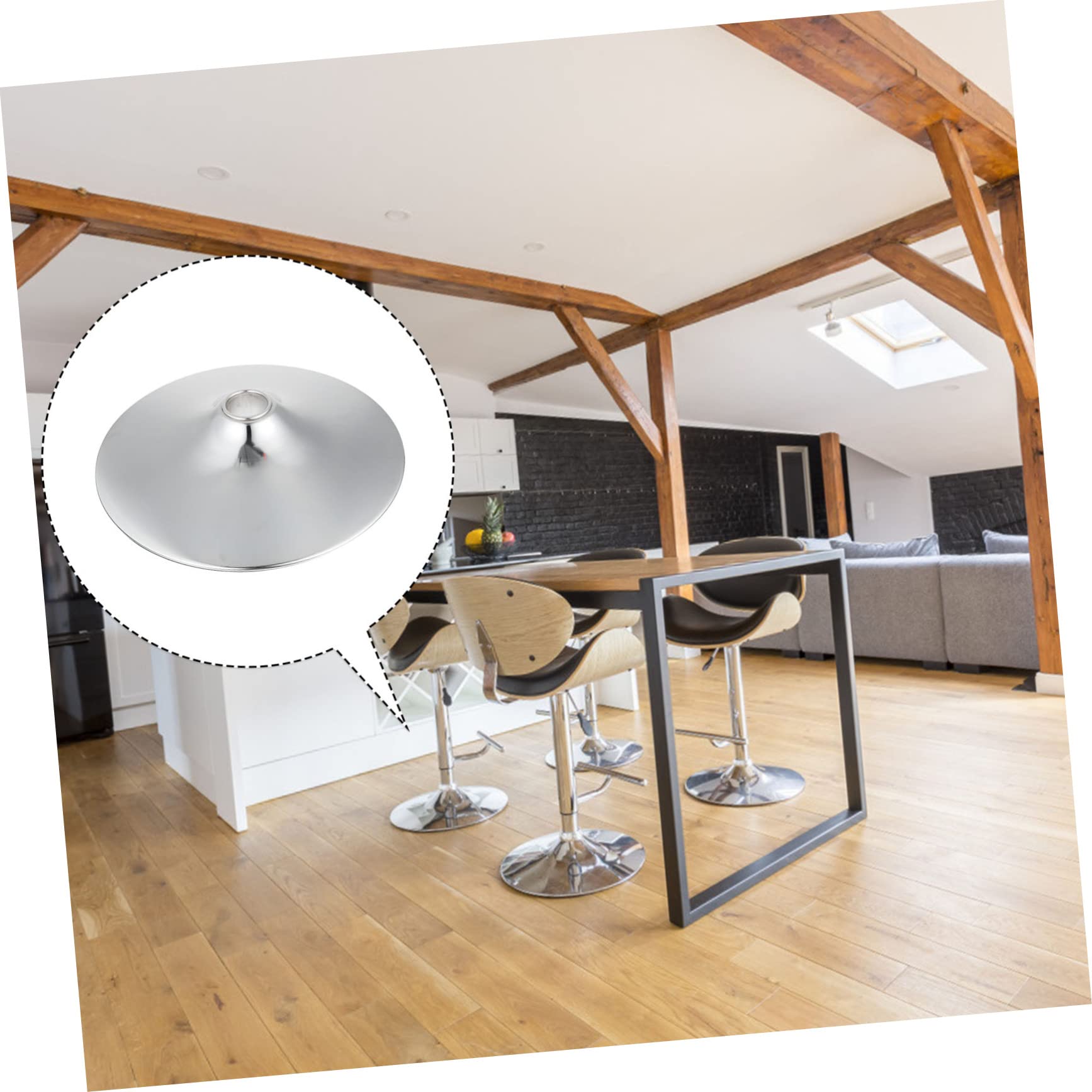 SOLUSTRE 1pc Chair Bottoms Round Base Accessories for Bar Stools Table Legs High Performance Non-Slip Suitable for Furniture