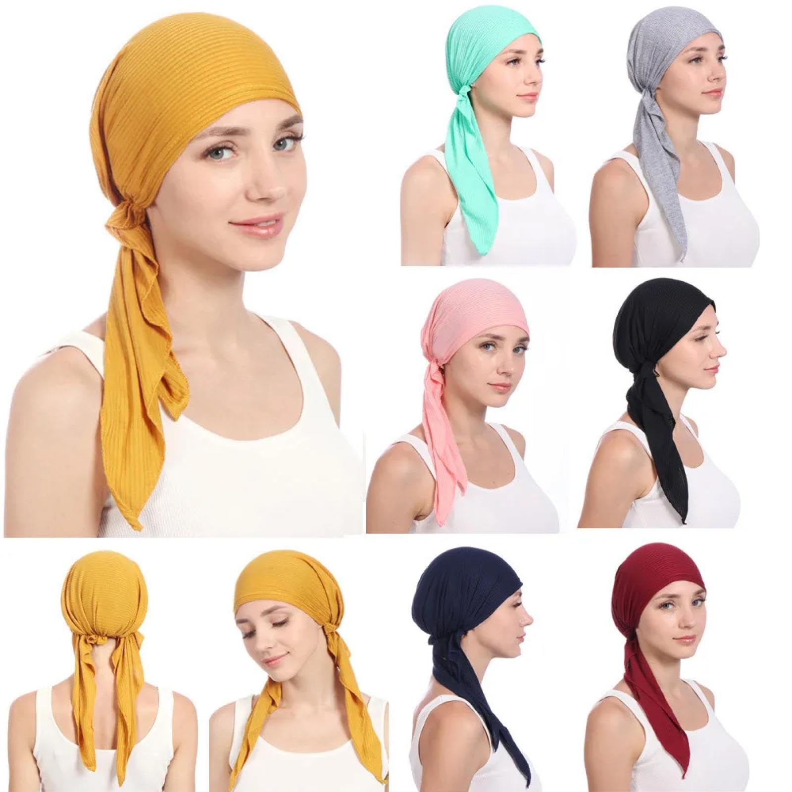 Czapki Czapki Skullies Czapki Beanie Czapka Czapka Wrap Szalik Kobiety Turban Frezowanie Siła Kapelusz Głowa Czepki Do Włosów Dostępne Wiele Kolorów