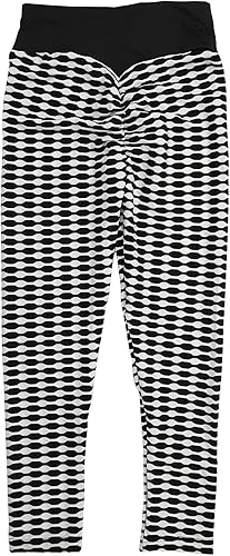 Vista 8 de Betued Yoga Pants, Womens Leggings, Butt Lifting Elastic High Waisted Tummy Control Yoga Pants Women Leggings Black and Whit