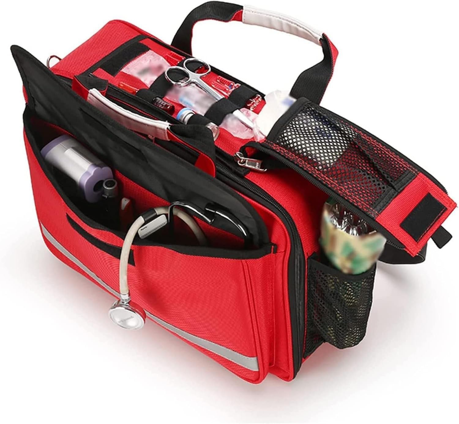 Mochila médica ignífuga Impermeable Botiquín de Primeros Auxilios, para Deportes Casa Coche Oficina Camping Y Senderismo(Orange)