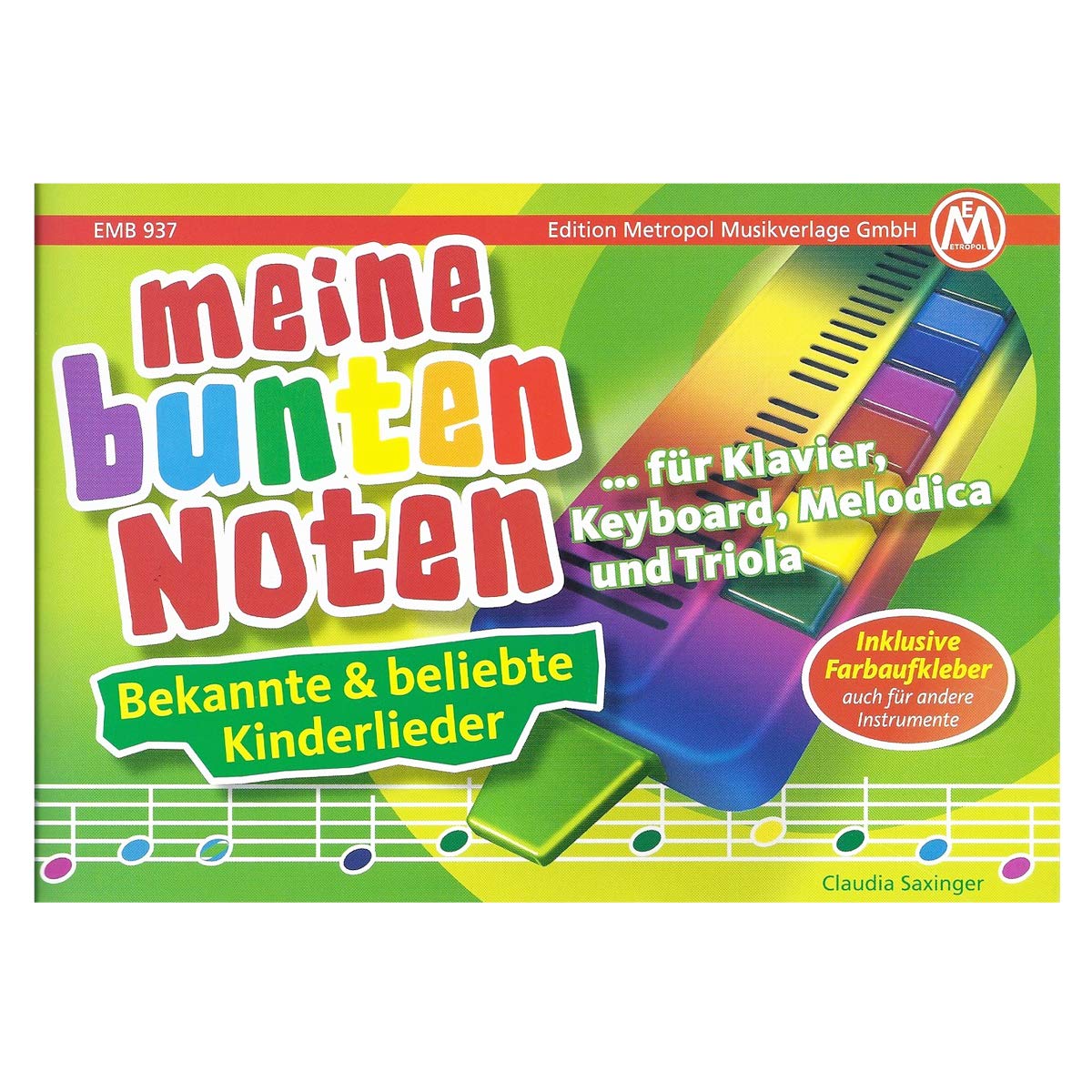 Keepdrum Melodica blu 32 tasti con custodia e quaderno per canzoni per bambini