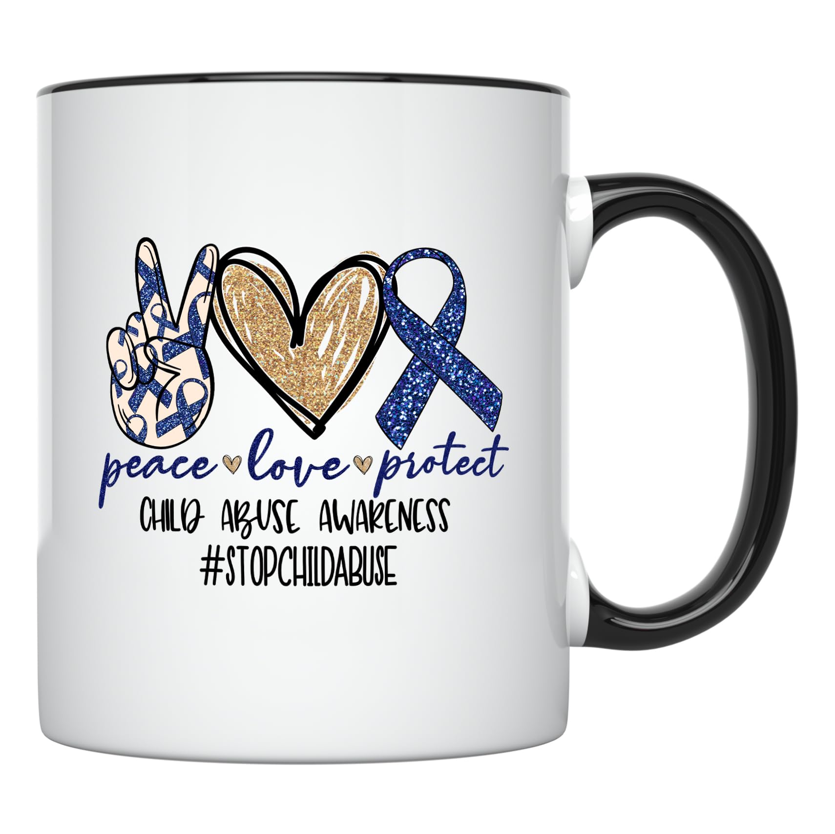 Tazza con Scritta Youngster Care Awareness Prevention Tazza Personalizzata