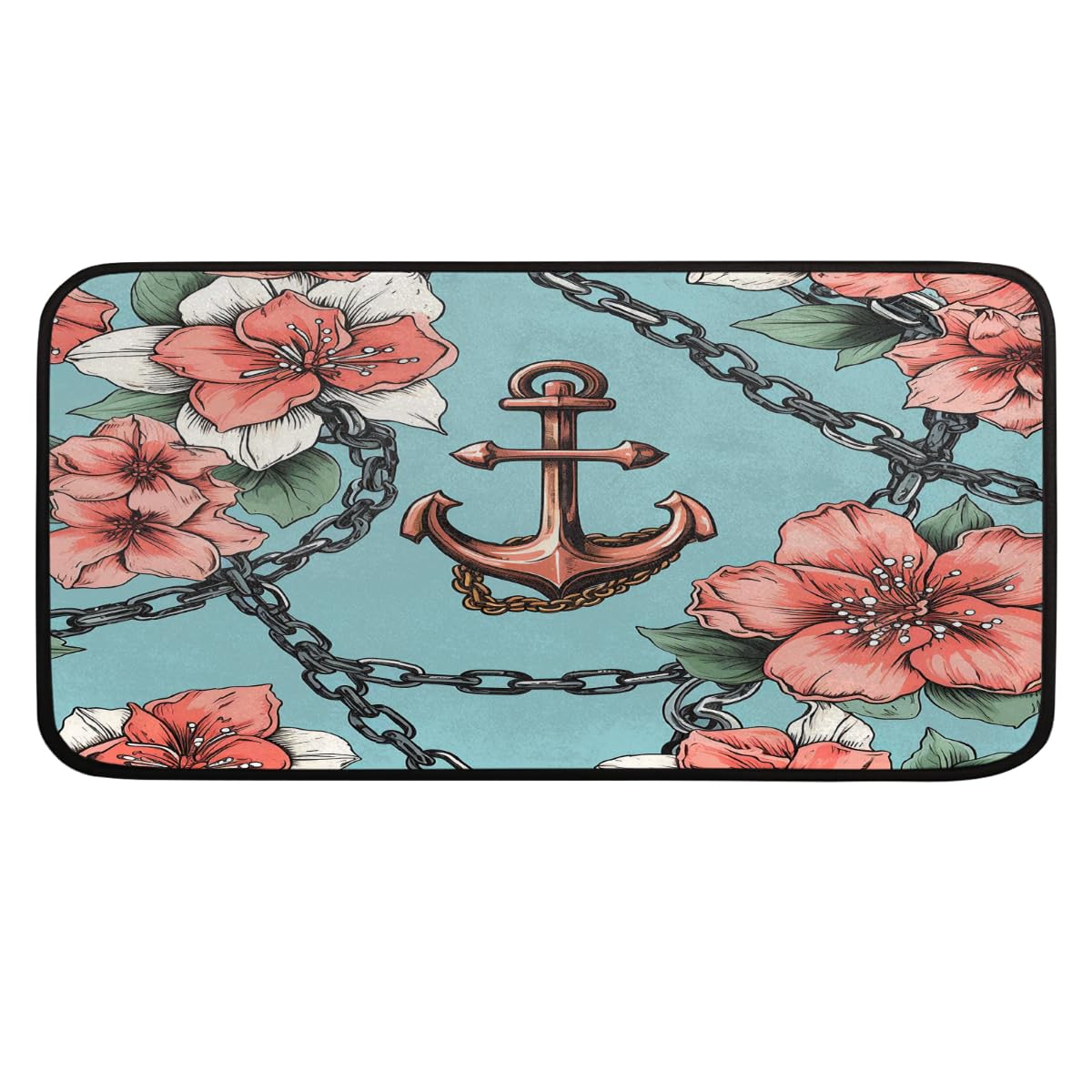 Tapis de cuisine vintage anti-fatigue pour soulager vos pieds