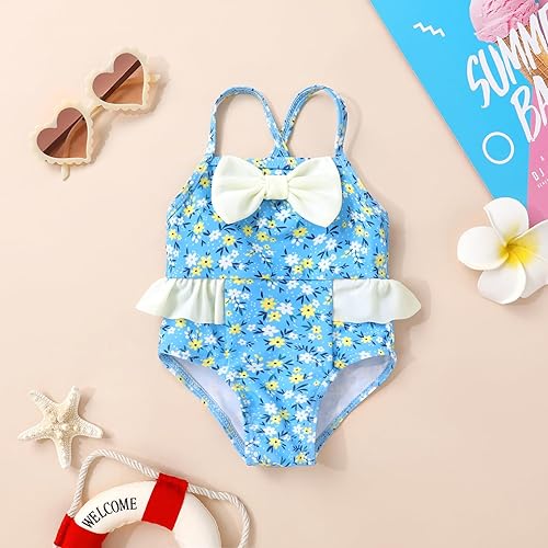 Miniatura 6 de Bebé Niña Sandía Traje De Baño Dinosaurio Limón Sin Espalda Traje De Baño Infantil Halter