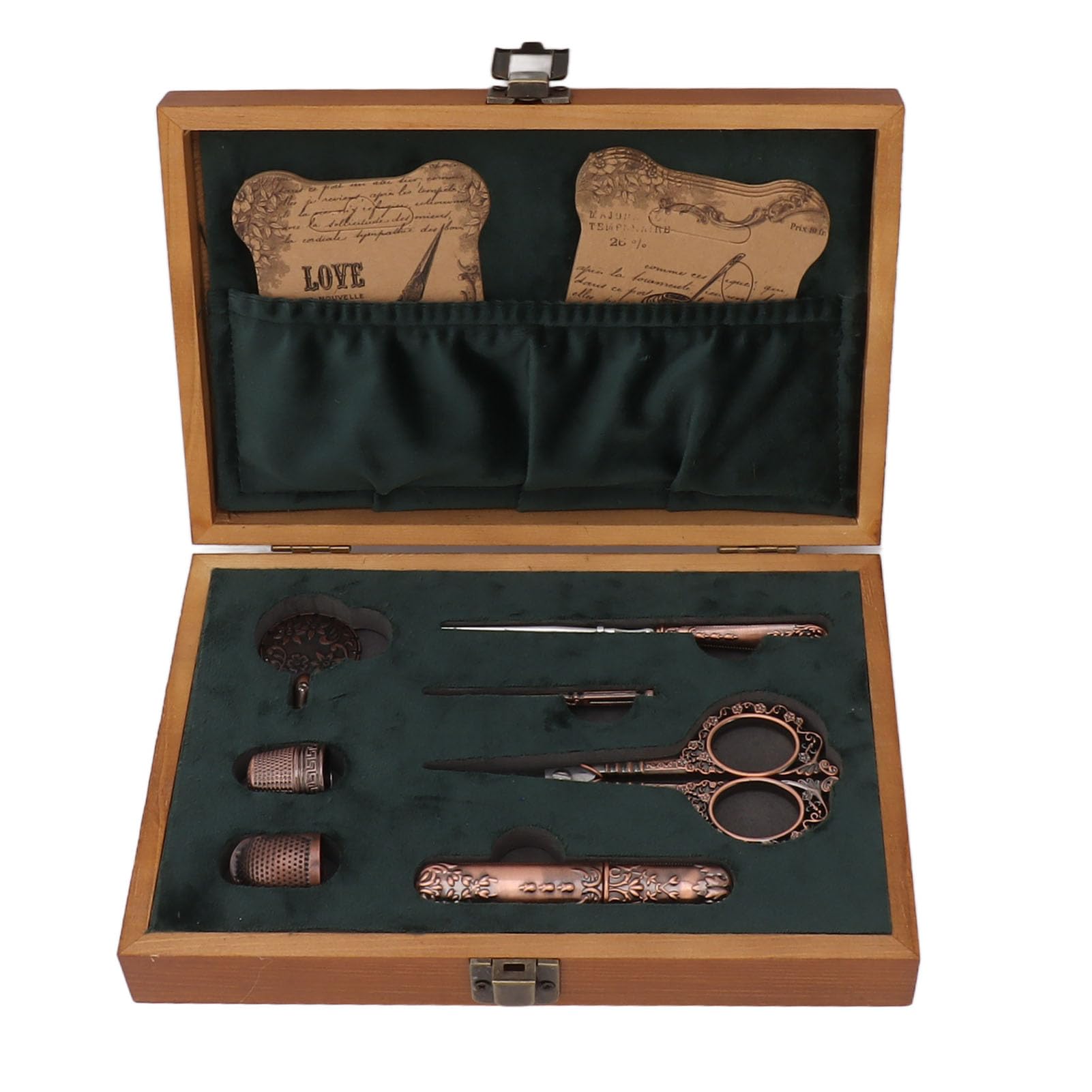 Vintage-Stickscheren-Set, Europäischer Stil, Edelstahl, Europäisches Antikes Vintage-Nähset Zum Nähen, Basteln, Kunstwerken, Kunsthandwerk (Antike Bronze)