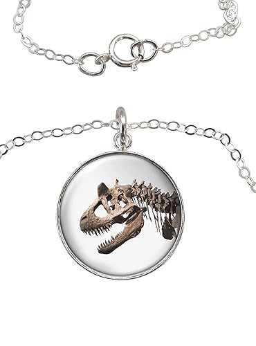 Carnotaurus Dinosaur Skull 925 Sterling Silver Necklace Carnotaurus Dinosaur Skull 925 Sterling Silver Necklace