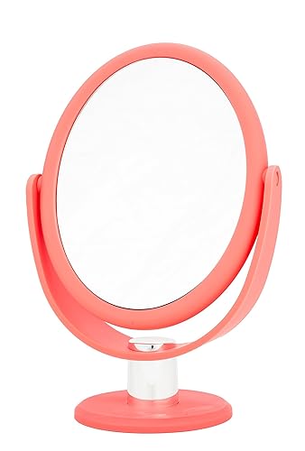 Miniatura 7 de Danielle, Espejo de tocador redondo suave al tacto 10X para mesa, espuma de mar