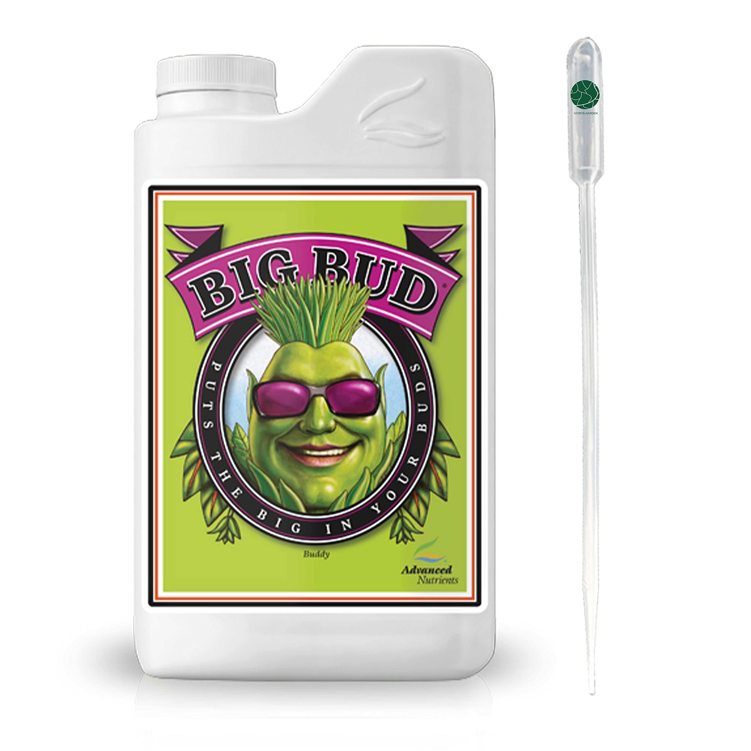 IVORYS-GARDEN Advanced Nutrients Big Bud 1 L Booster liquid Boost Candy  Dnger fertilizer Grow Bloom Enhancer Monster Bigbud Kit Bltestimulator  Blten Pflanzen buds light mix Erde hydroponic : Amazon.de: Garten
