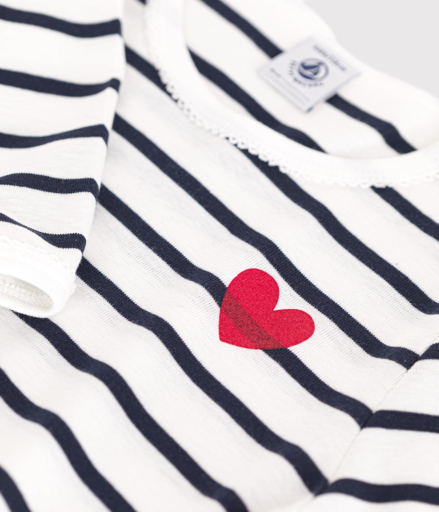 Petit Bateau A0au5 Chemise de Nuit Manches Longues Fille
