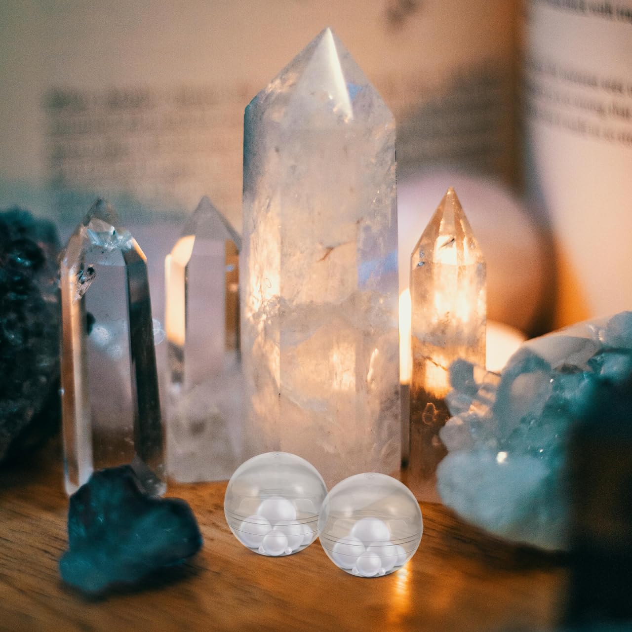 50PCS Clear Plastic Capsules for Vending Machines 1.49 Inch Transparent Fillable Balls for Toys Beads and Collectibles Display and Storage