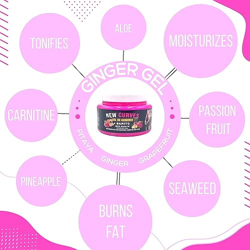 Miniatura 4 de New Curves - Kit reductor Baja Tallas  2 geles 88 oz cada uno  Curves Gel con Jinger Pitaya Grapefuit  Gel Toronjil  Gel de raíz de bálsamo de limón