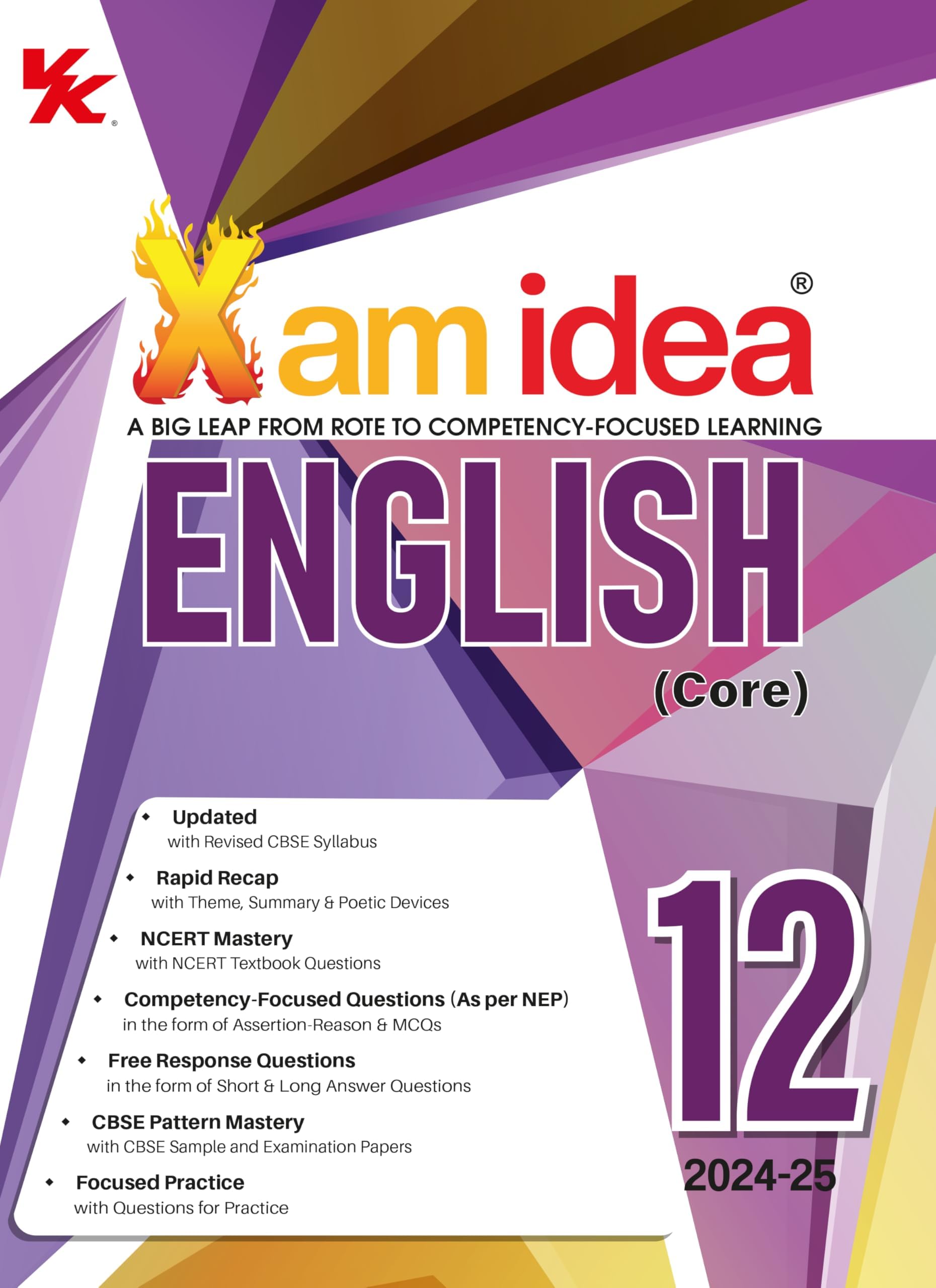 Xamidea Xam idea English (Core) Class 12 Book | CBSE Board | Chapterwise Question Bank | Based on Revised CBSE Syllabus | NCERT Questions Included | 2023-24 Exam