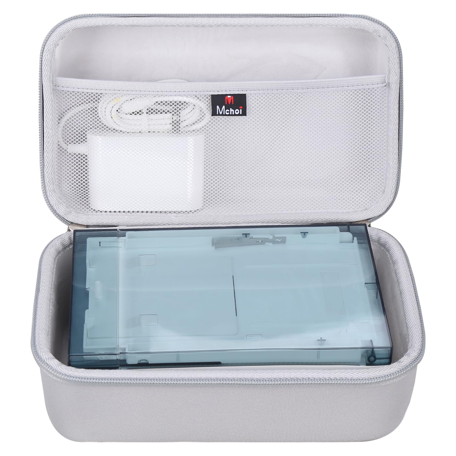Mchoi Hard Storage Case Fits for Liene 4x6'' Wi-Fi Instant Photo Printer, Case Only, Grey