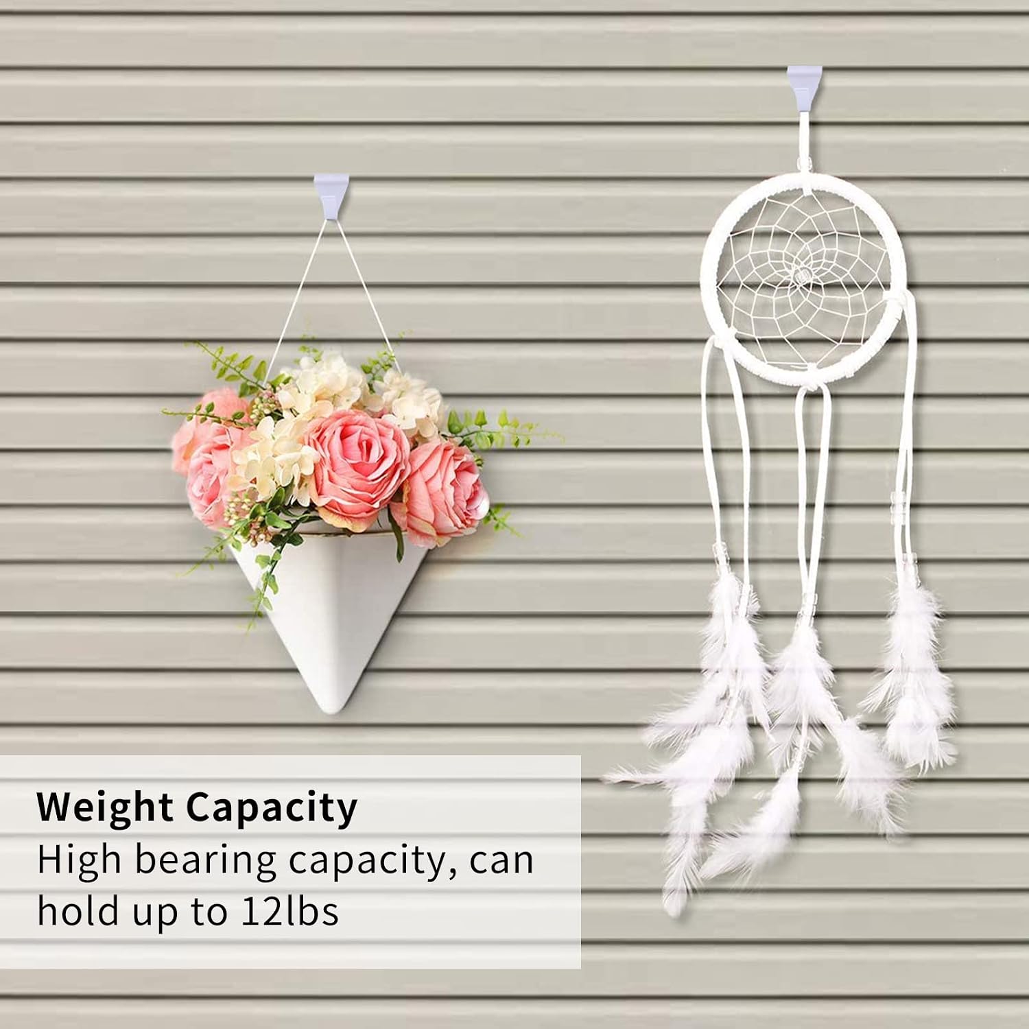 Biaungdo Vinyl Siding Hooks, White, 24 Pcs image 3