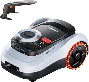 Segway Navimow i208 LiDAR Mähroboter ohne Begrenzungskabel mit Garage M für 800 m², bis 45% Steigung, Solid-State LiDAR + Vision, Auto. Kartieren, int. 4G, Ohne Drähte oder Antenne (separater Versand)