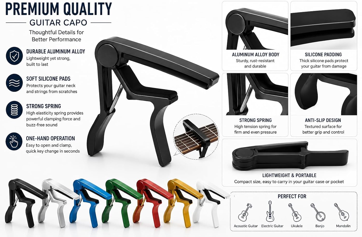 Guitar Capo (Green)