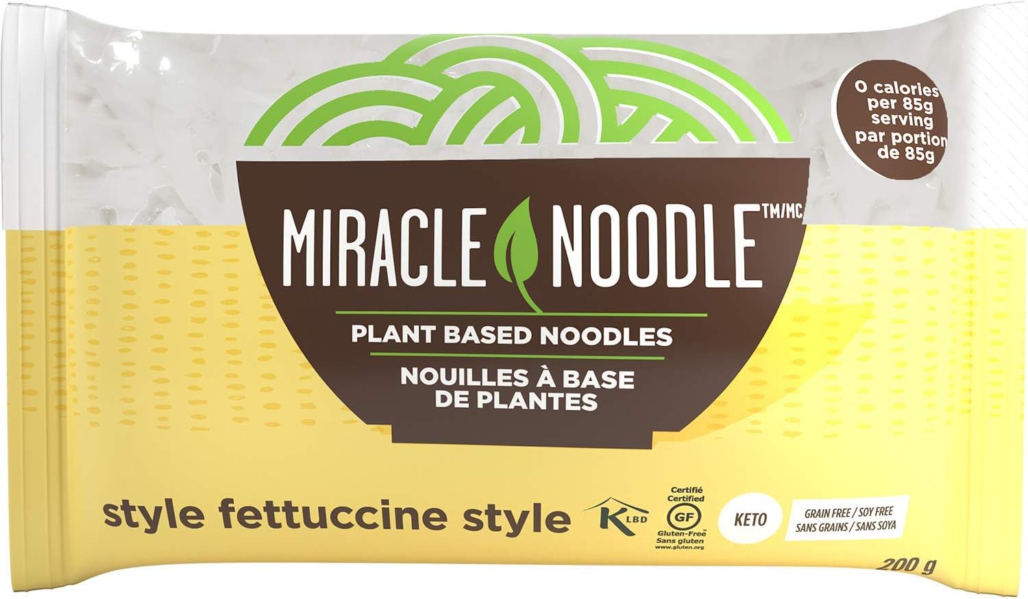 Miracle Noodle Shirataki Konjac Noodle Fettuccine, 6 Count Amazon