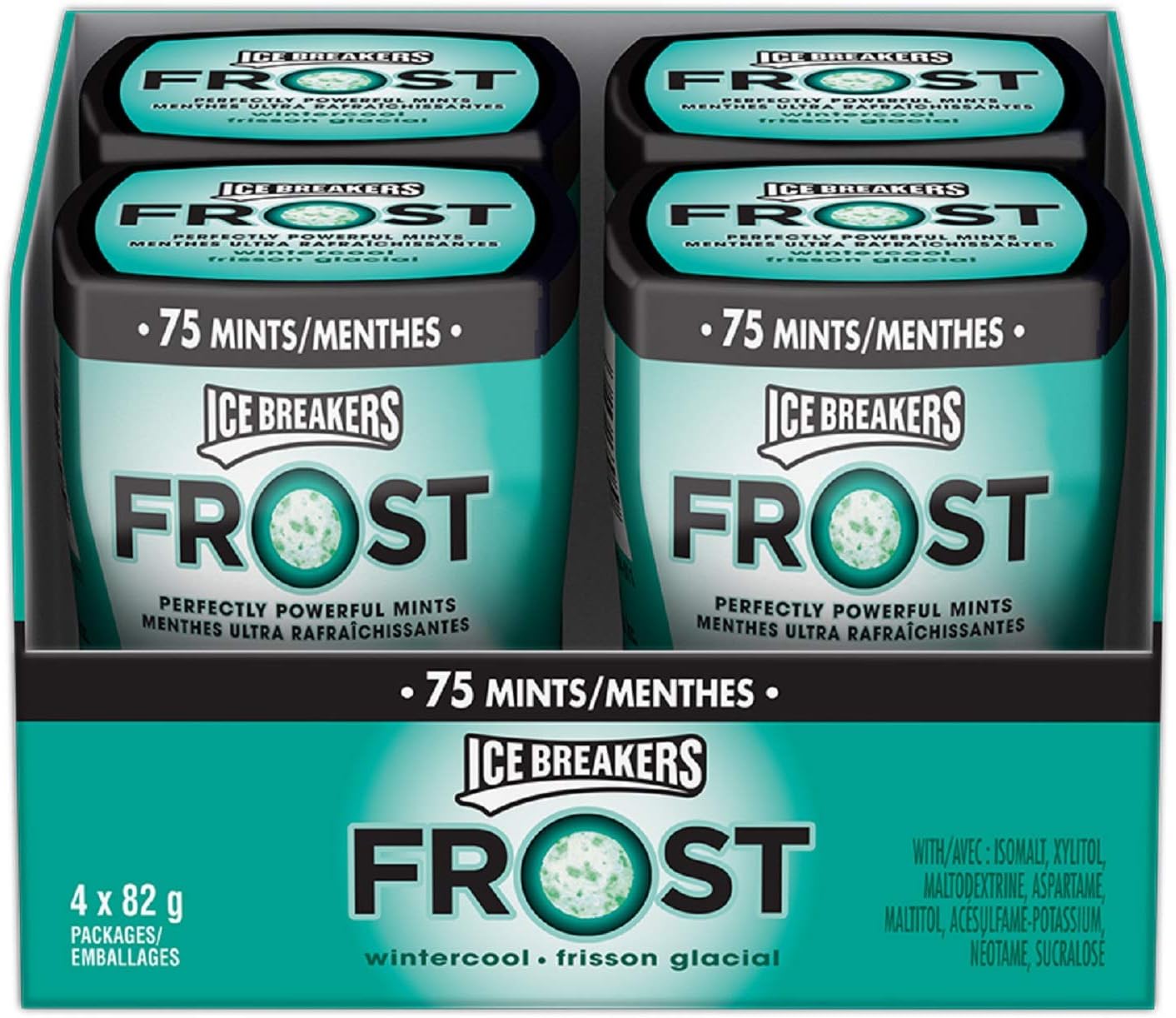 ICE BREAKERS Frost Perfectly Powerful Mints, Mint Candy, Good Candy for