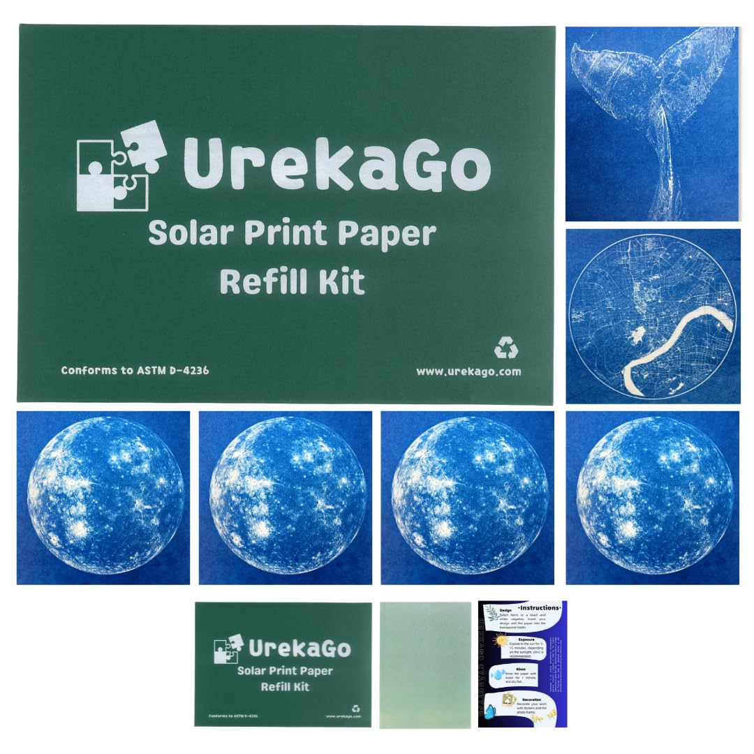 UrekaGo Cyanotype Paper Refill Kit (A3)