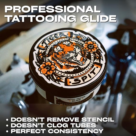 Tattoo Glide, Professional & Vegan Tattoo Balm for Cruelty-free Tattooing, 200ml