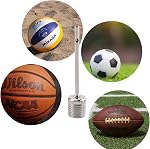 SAVITA 8pcs Ball Pump Needle Set Tire Pump Adapter for Inflatables Air Nozzle Pump Adapter Kit for inflatables, Sport Balls, and Bikes