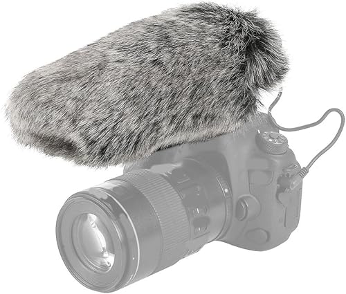 Topiky Wind Muff fA r Mikrofon  Professionelle Windschutzscheibe Wind Muff fA r Rode Videomic Video Mikrofon